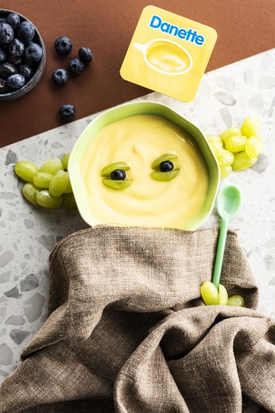Danette Star Wars Day themed Yoda pudding