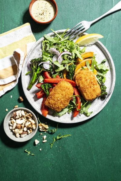 Greenway summer cheesy croquettes with fresh salad