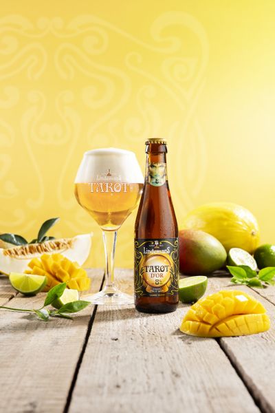 Lindemans Tarot D Or Fles 25cl Glas Fruit &mdash; Lindemans campaign photography by Foodphoto