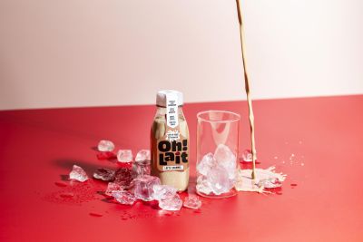 Oh Lait Latte Caramel &mdash; start-up brand campaign photography by Foodphoto