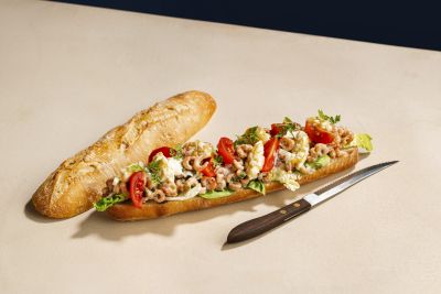 Banquet d'Or Ancient Grains Tomaat Garnaal Deluxe &mdash; Vandemoortele campaign photography by Foodphoto