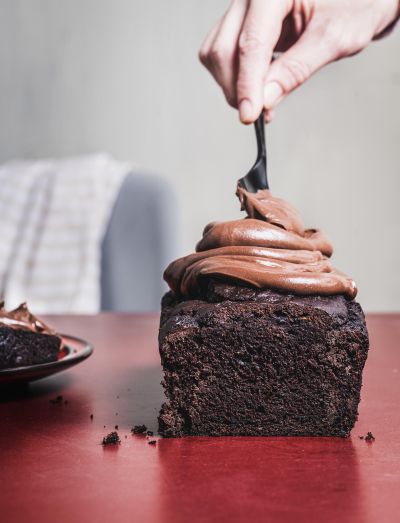 Snack Chocoladecake &mdash; professional food photography by Foodphoto