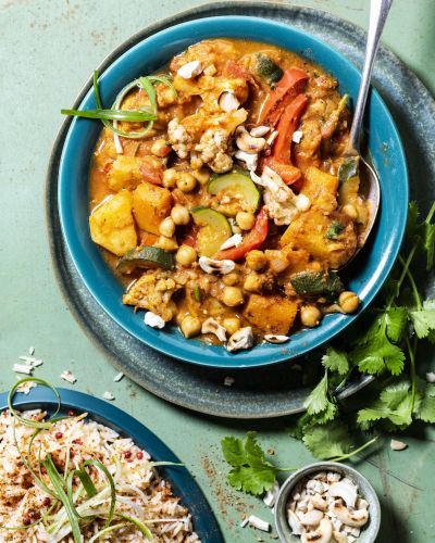 Indische Groentecurry Emt Kikkererwten &mdash; professional food photography by Foodphoto