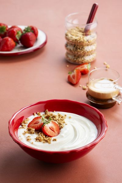 Alpro Greek Style No Sugars Product Picture &mdash; professional food photography by Foodphoto