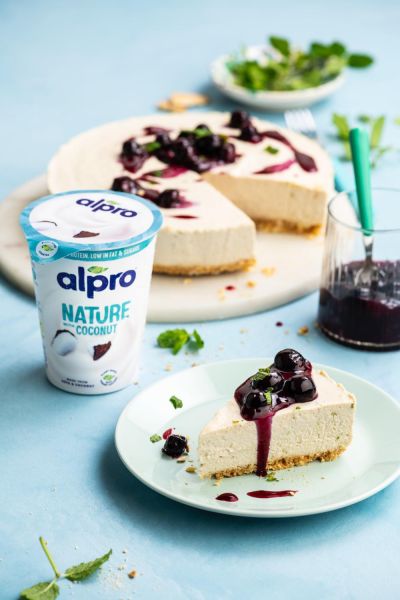 A Master Recipe Image Cheesecake Pbay Multi Soy Coconut Pot 400g Blueberry Coconut Cheesecake &mdash; professional food photography by Foodphoto